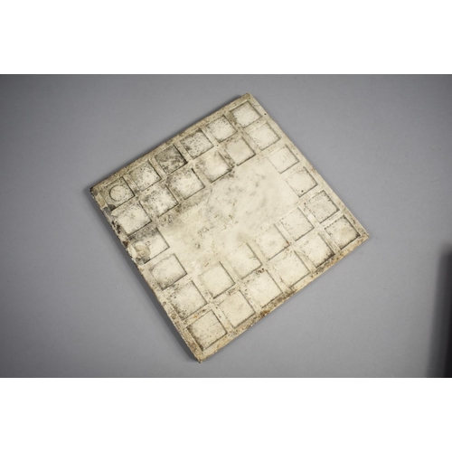 130 - A Collection of Five Glazed Tiles, 15.5cms Square