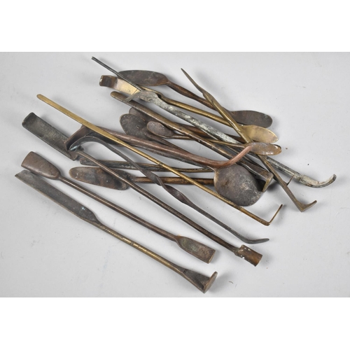 137 - A Collection of Metalworker's Puddling Tools