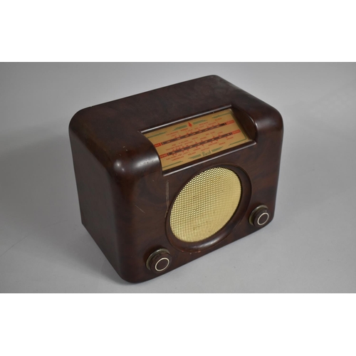 187 - Two Vintage Bakelite Radios by Bush