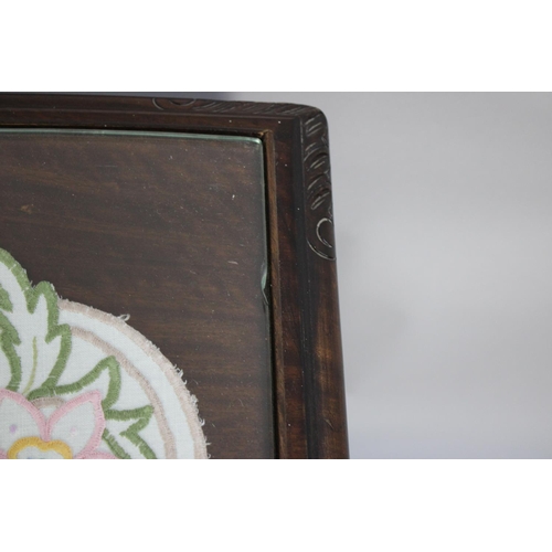 198 - A Mid 20th Century Nest of Three Bow Fronted Mahogany Tables, 55cms Wide