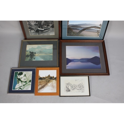 240 - A Collection of Various Framed Photographs and Prints