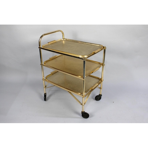 243 - A Vintage Three Tier Tray Top Trolley