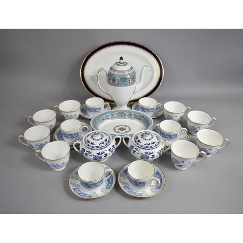 271 - A Collection of Various Ceramics to comprise Coalport Revelry Coffee Cans, Teacups Saucers, Wedgwood... 