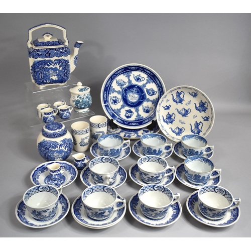 276 - A Collection of Various Masons Blue and White China to comprise 'Vister' Pattern Teapot, Old Chelsea... 