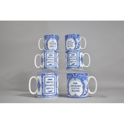 299 - A Set of Six The Spode Room Collection 'Momentos' Mothers Little Helper Mugs