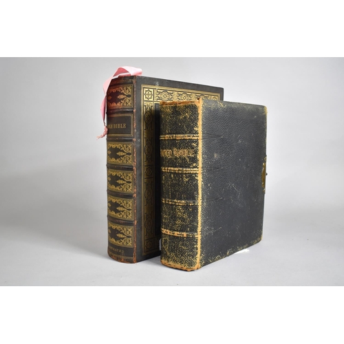 304 - Two 19th Century Bound Volumes of The Bible, To Comprise The Holy Bible Containing The Old and New T... 