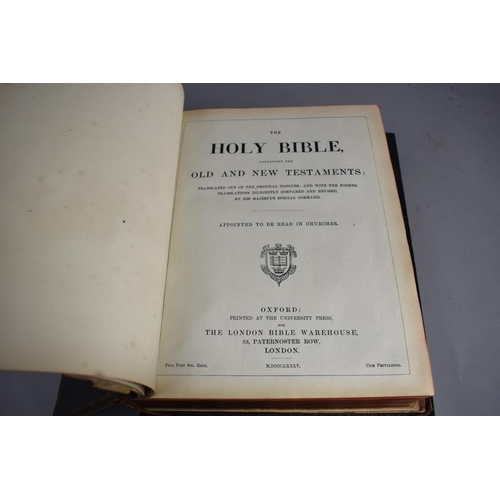 304 - Two 19th Century Bound Volumes of The Bible, To Comprise The Holy Bible Containing The Old and New T... 