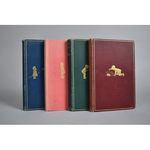 306 - Four A.A Milne Books to comprise First Edition Now We Are Six (1927), First Edition The House and Po... 