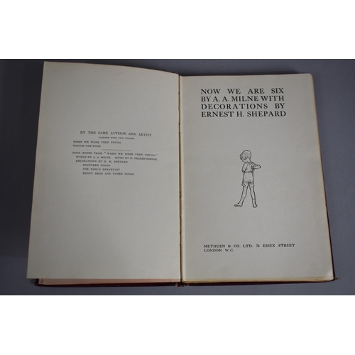 306 - Four A.A Milne Books to comprise First Edition Now We Are Six (1927), First Edition The House and Po... 