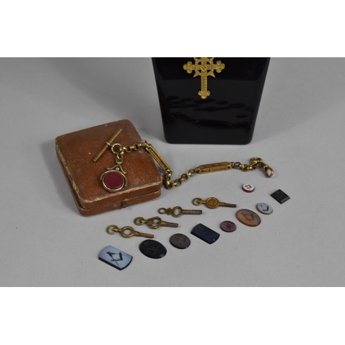 378 - A Collection of Late 19th and Early 20th Century Jewellery Items to Comprise Ornate Yellow Metal Bri... 