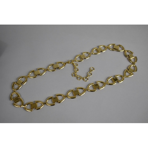 392 - A Vintage Gilt Metal Link Belt