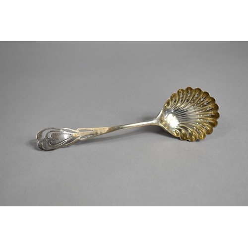 405 - A Silver Sugar/Spice Sifter Spoon by J.S&S, Birmingham 1907