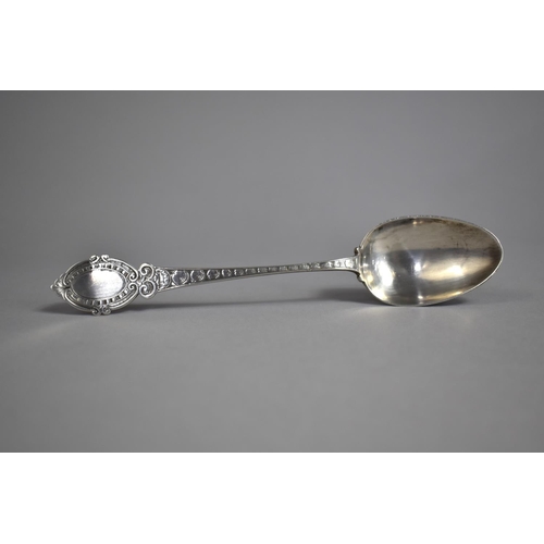 406 - A Silver Spoon by George Unite, Highly Decorated to Both Sides, Hallmark for Birmingham 1865