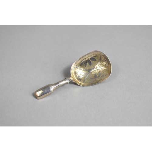 407 - A Silver Caddy Spoon by T&P, Birmingham Hallmark (1829-1845)