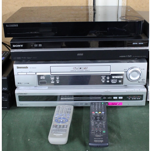 448 - A Collection of DVD Recorders and Players to Include Samsung BD-8900M Smart 3D Blu-ray Player, With ... 