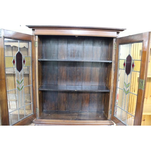 478 - A Mid 20th Century Bureau Bookcase with Pull Down Front to Fitted Interior over Three Long Drawers, ... 