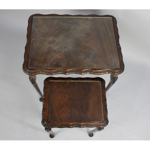 480 - Two Mid 20th Century Mahogany Occasional Tables Formerly Part of a Nest, 53cms Wide