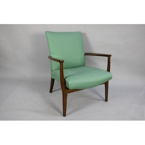 517 - Two 1950s Ladies Nursing Chairs in Similar Fabric