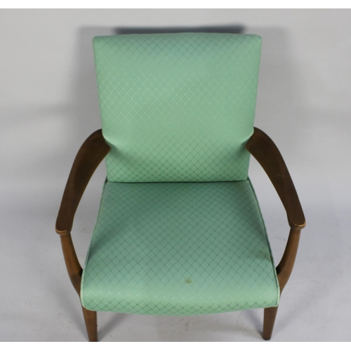 517 - Two 1950s Ladies Nursing Chairs in Similar Fabric