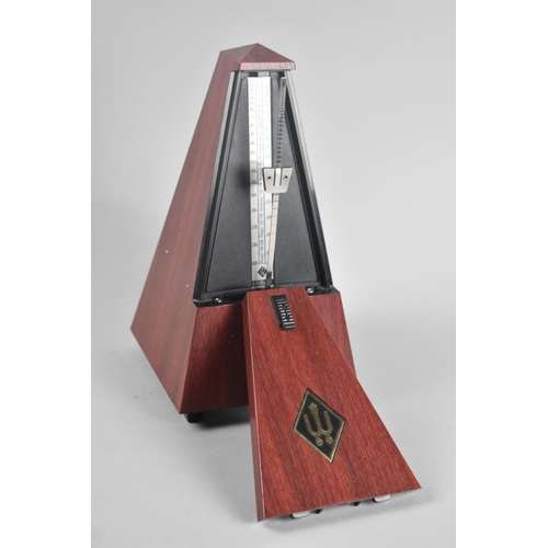 78 - A Modern Continental Clockwork Metronome, 20cms High