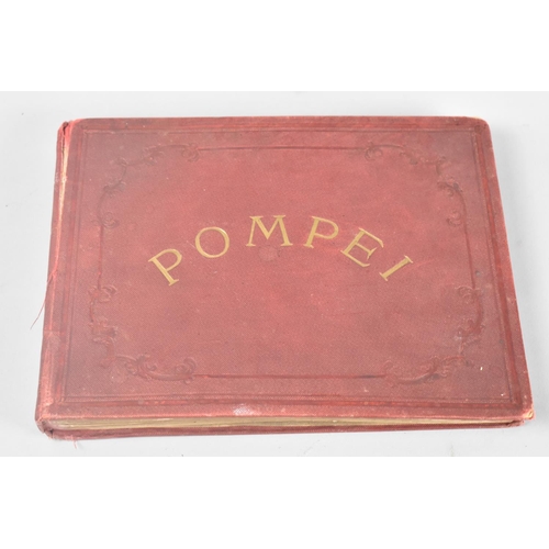 88 - A Vintage Souvenir Photograph Album of Pompei Containing Many Black and White Photographs