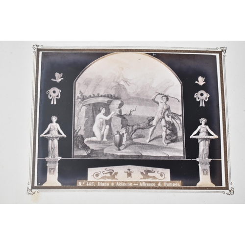 88 - A Vintage Souvenir Photograph Album of Pompei Containing Many Black and White Photographs