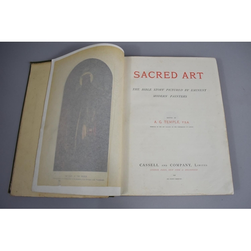 95 - A Bound Volume, Sacred Art Edited by AG Temple and Printed by Cassell and Co, Monochrome Prints