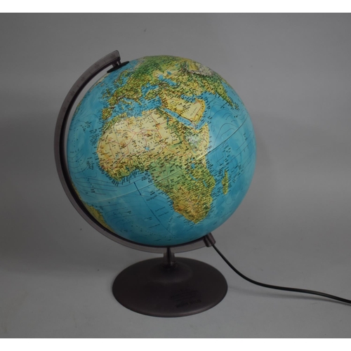 96 - A Modern Illuminated Italian Globe, 40cms High