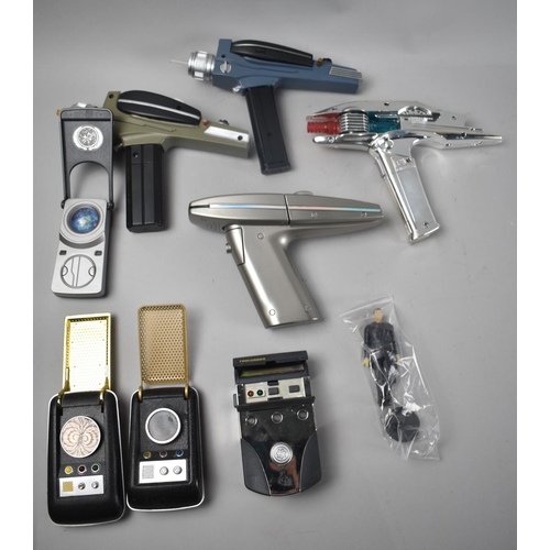 355 - A Collection of Star Trek Phasers and Communicators