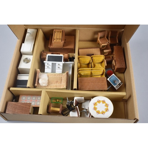 356 - A Collection of Mid/Late 20th Century Dolls House Furniture