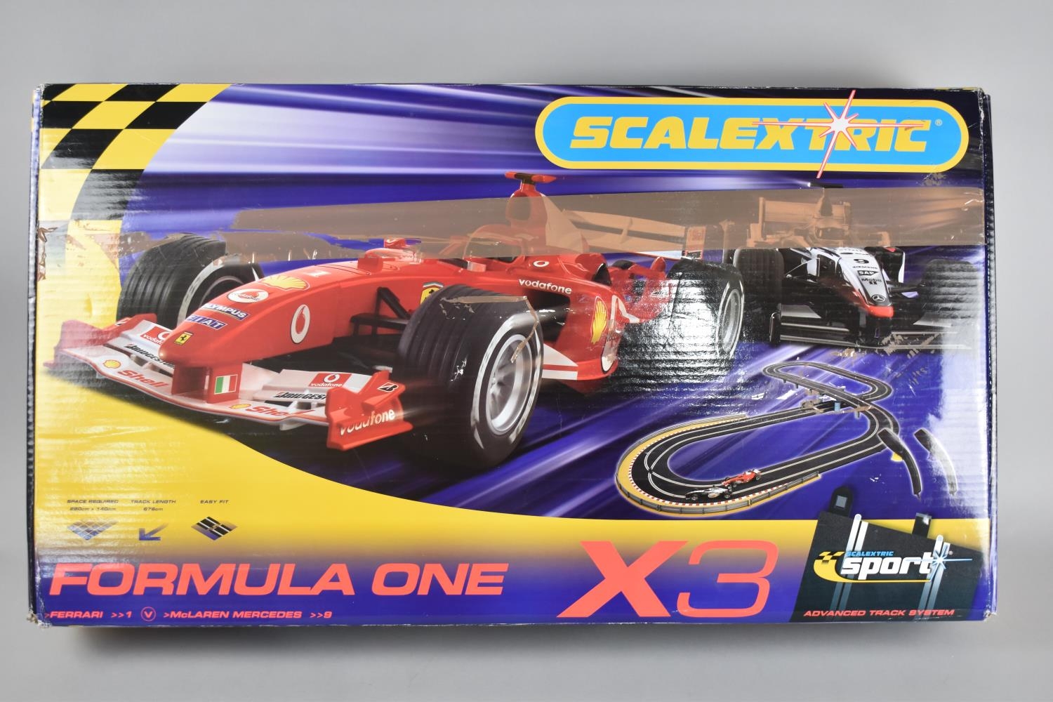 Scalextric f1 set ferrari v sales mclaren