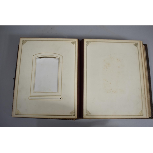 122 - A Late Victorian Photograph Album, Mainly Empty