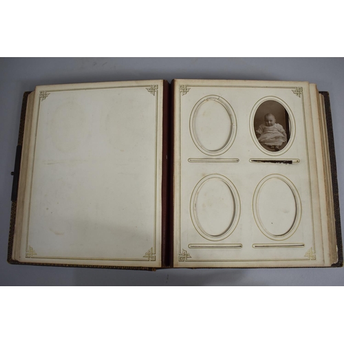 122 - A Late Victorian Photograph Album, Mainly Empty