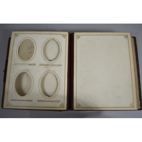 122 - A Late Victorian Photograph Album, Mainly Empty