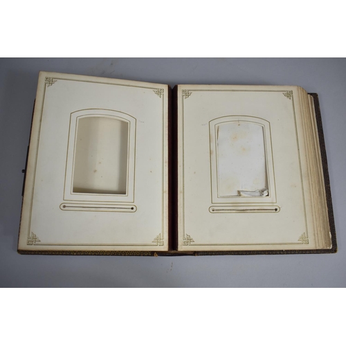 122 - A Late Victorian Photograph Album, Mainly Empty