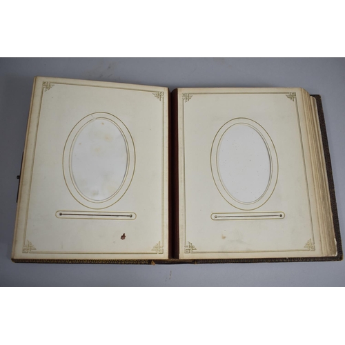 122 - A Late Victorian Photograph Album, Mainly Empty