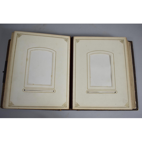 122 - A Late Victorian Photograph Album, Mainly Empty