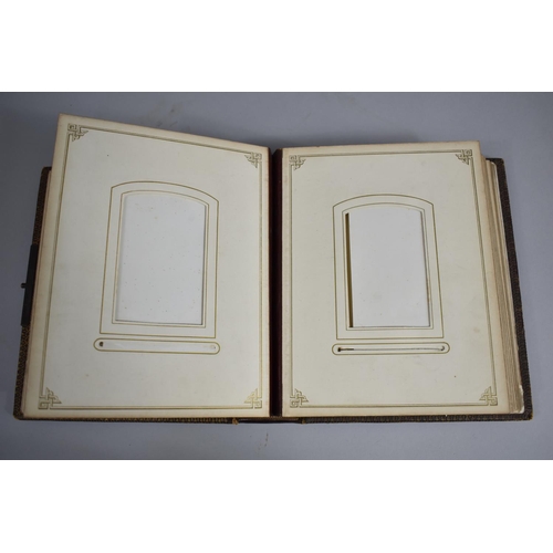 122 - A Late Victorian Photograph Album, Mainly Empty