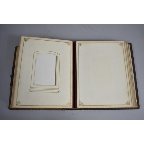 122 - A Late Victorian Photograph Album, Mainly Empty