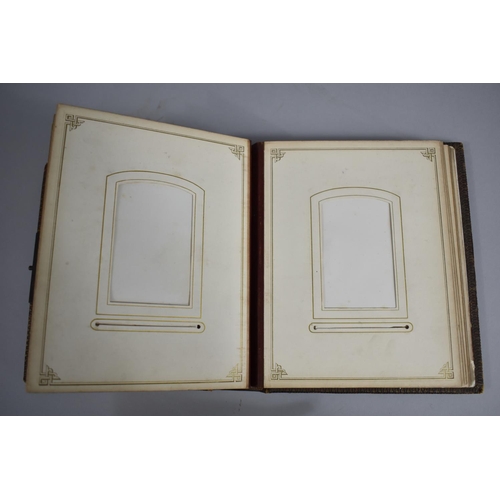 122 - A Late Victorian Photograph Album, Mainly Empty