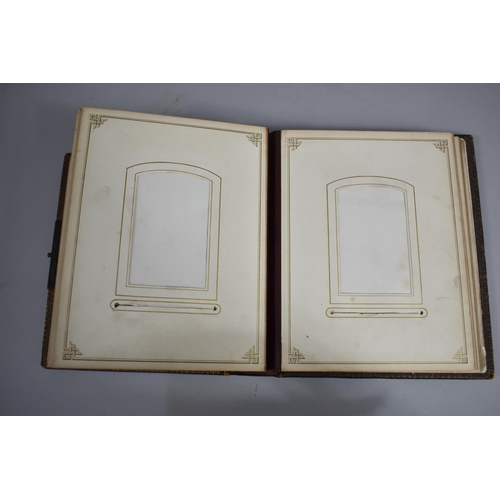 122 - A Late Victorian Photograph Album, Mainly Empty