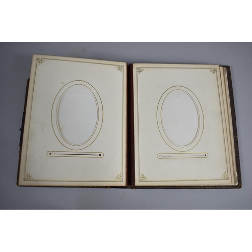 122 - A Late Victorian Photograph Album, Mainly Empty