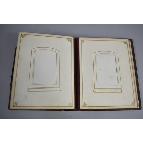 122 - A Late Victorian Photograph Album, Mainly Empty