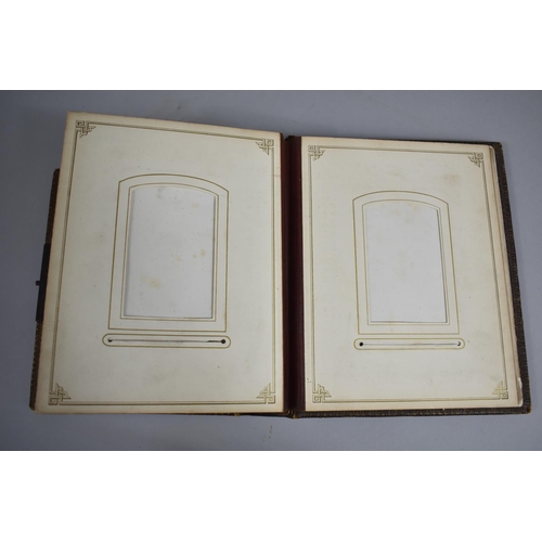 122 - A Late Victorian Photograph Album, Mainly Empty