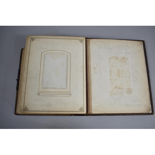 122 - A Late Victorian Photograph Album, Mainly Empty