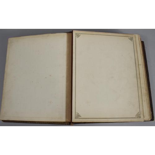 122 - A Late Victorian Photograph Album, Mainly Empty