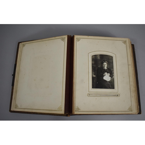 122 - A Late Victorian Photograph Album, Mainly Empty