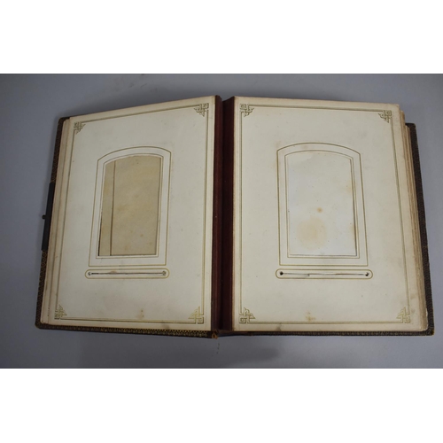 122 - A Late Victorian Photograph Album, Mainly Empty