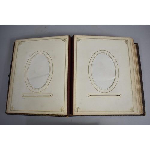 122 - A Late Victorian Photograph Album, Mainly Empty