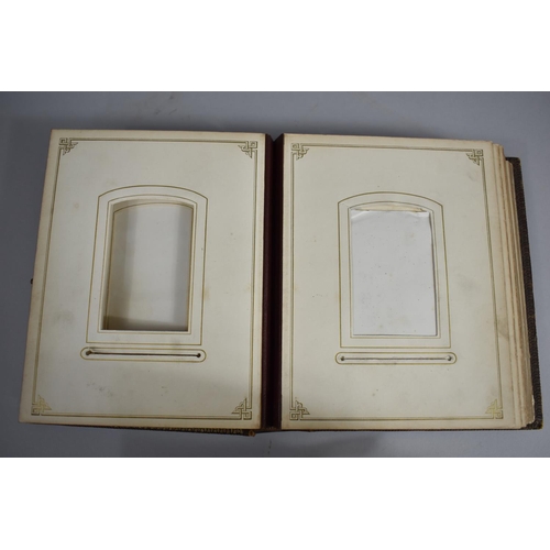 122 - A Late Victorian Photograph Album, Mainly Empty